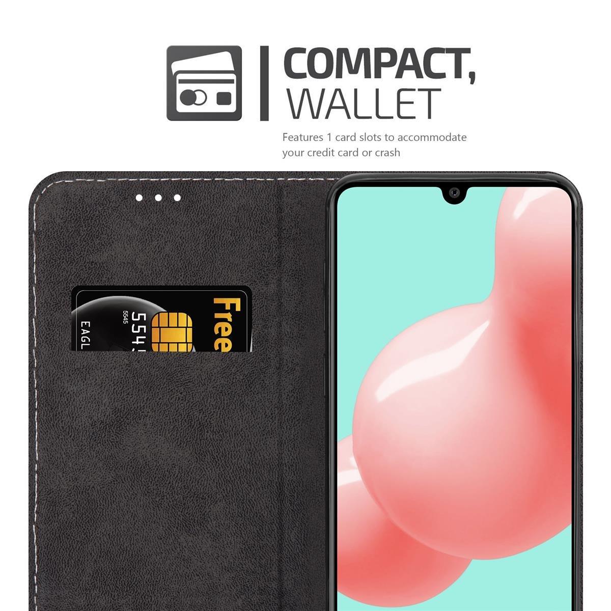 Cadorabo  Housse compatible avec Samsung Galaxy A41 - Coque de protection avec fermeture magnétique, fonction de support et compartiment pour carte 