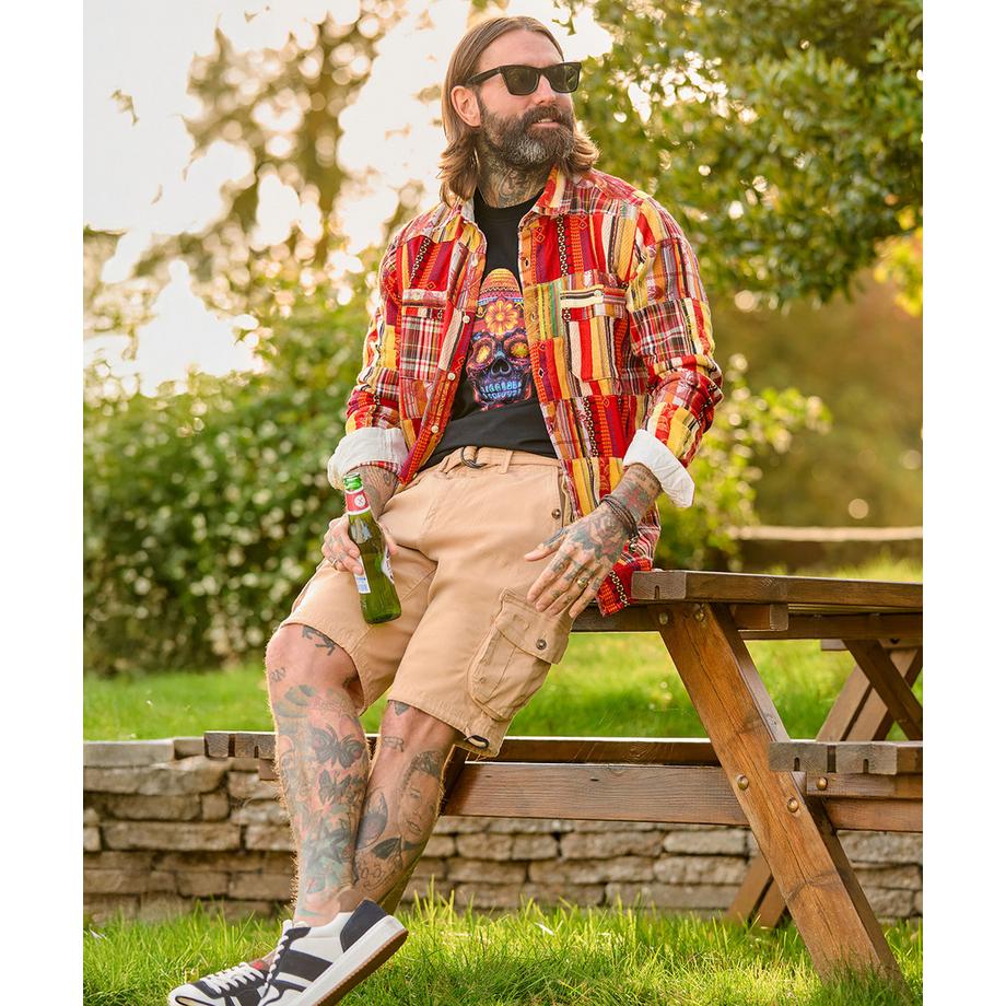 Joe Browns T-shirt con motivo teschio ed effetti luminosi  