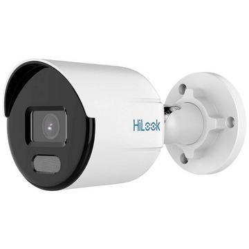 HiLook Caméra de surveillance égée contre les intempéries réseau PoE ColorVu 4 MP