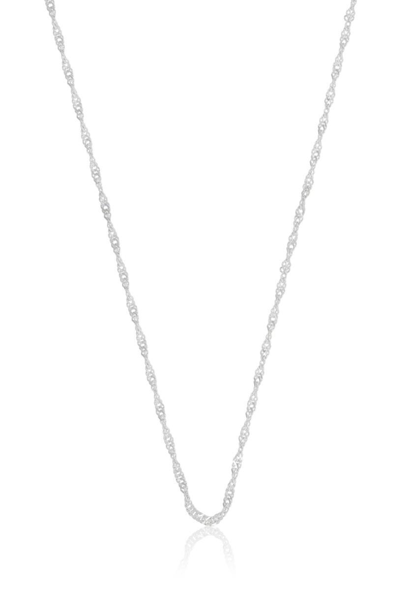 Image of Collier Singapur Gelbgold 750, 1.6mm, 38cm Damen Silber 38cm