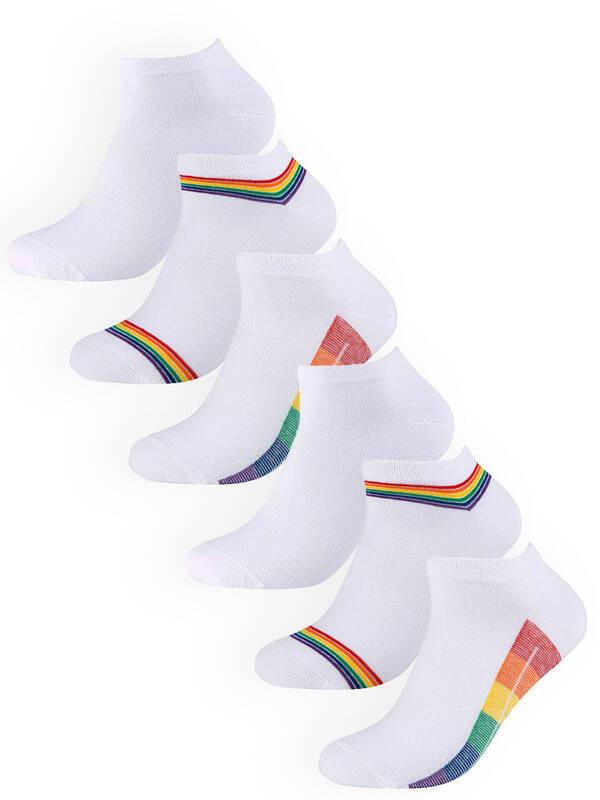 camano  Rainbow Sneakersocken 