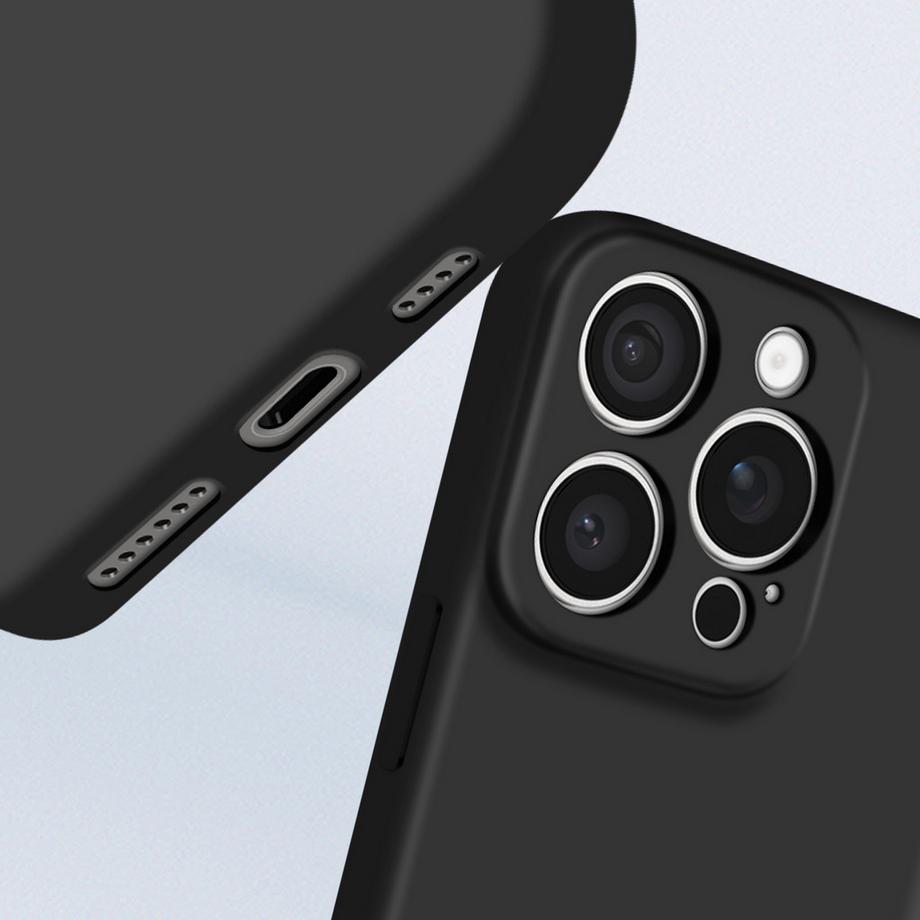 Avizar  Weiche Hülle iPhone 16 Pro Schwarz 