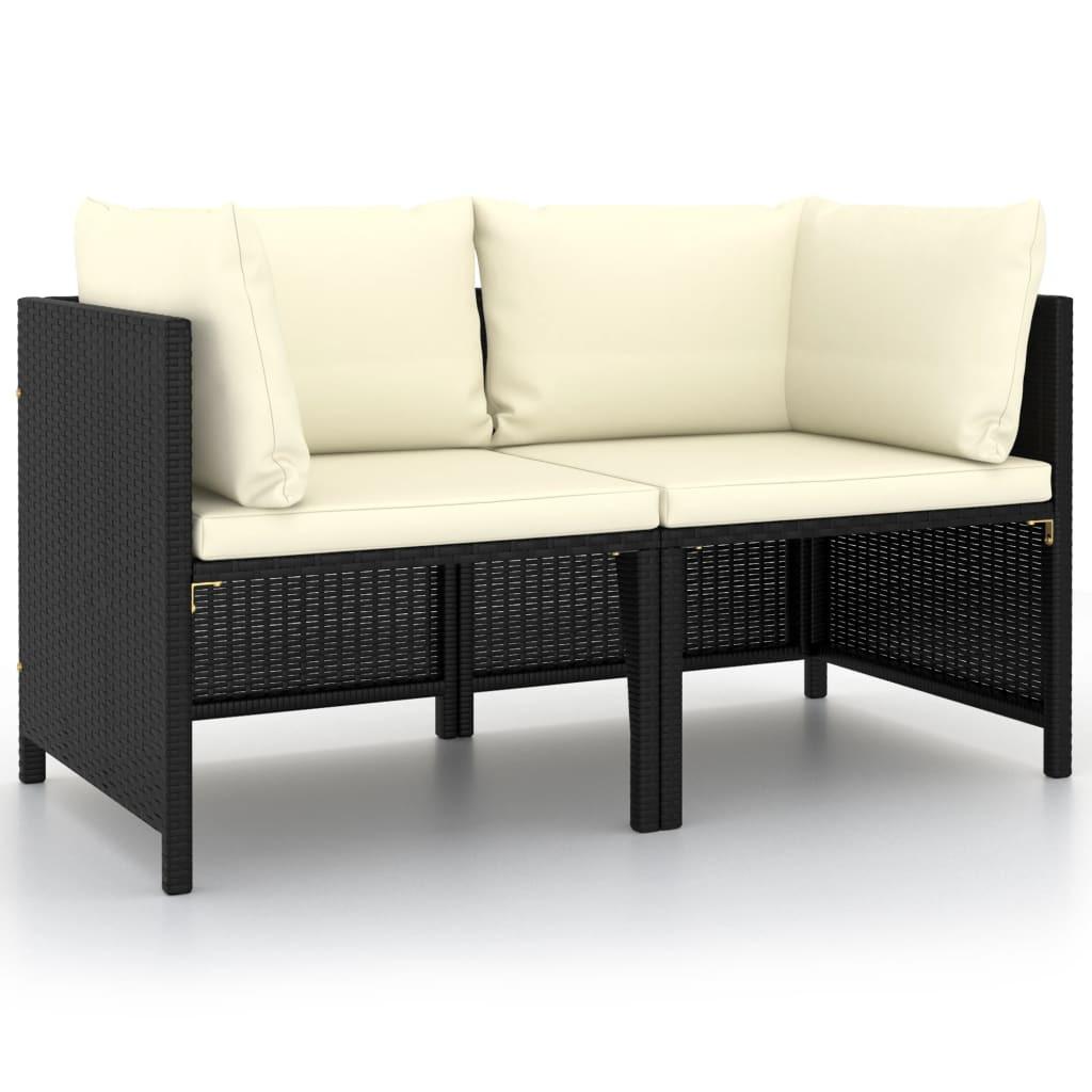 VidaXL Sofa de jardin rotin  