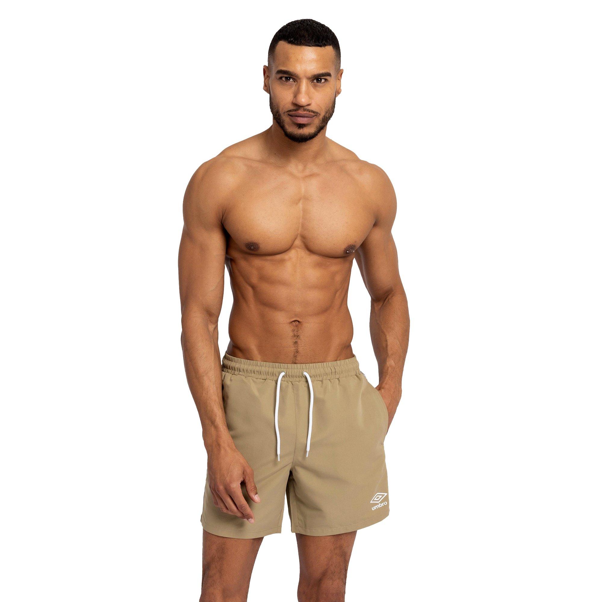 Image of Badeshorts Verklebt Herren Khaki L