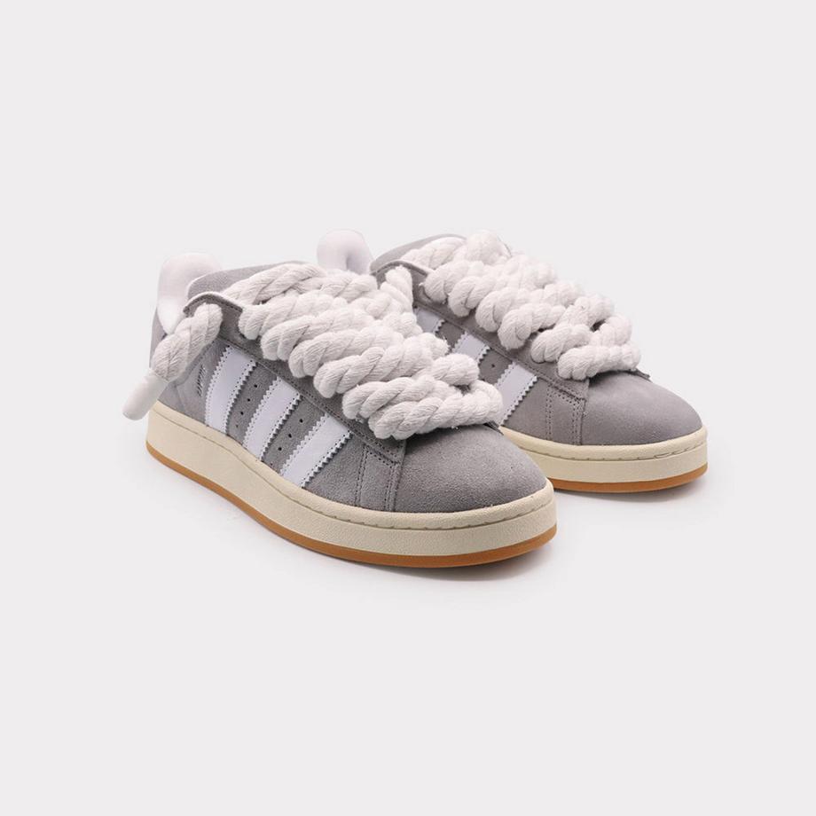 adidas Campus 00s Core Black Rope Lace White Baskets  