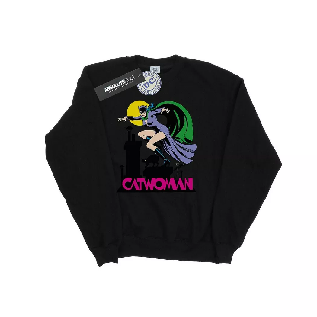 DC COMICS - Sweatshirt, für Herren, Schwarz, Größe M