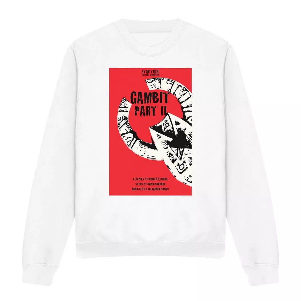 Star Trek - The Next Generation Season 7 Episode 5 Sweatshirt, für Damen, Weiss, Größe L