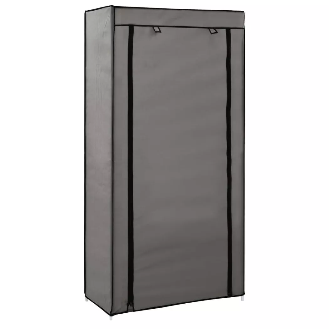 VidaXL - Schuhschrank gewebe, One Size, Grau