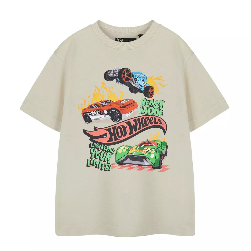 Hot Wheels - Beast Mode TShirt, 116, Beige