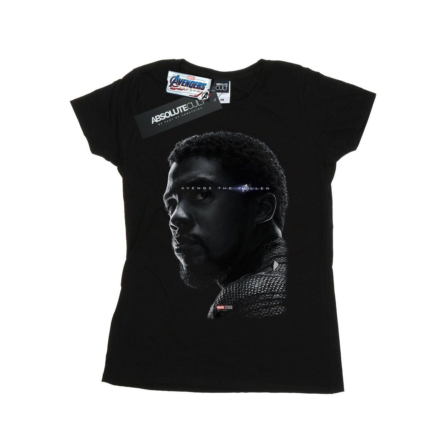 Image of Avengers Endgame Avenge The Fallen Black Panther Tshirt Damen Schwarz S