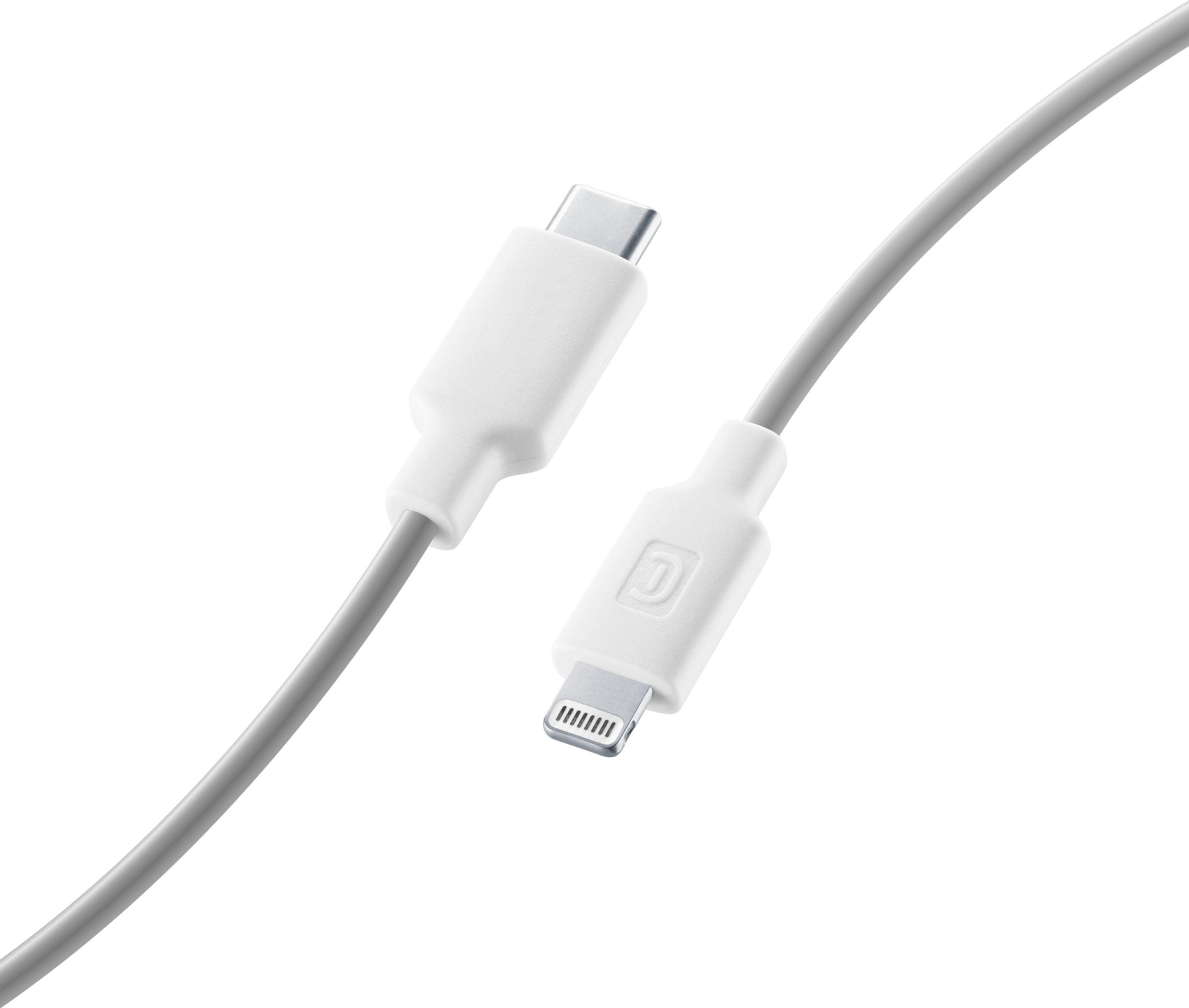 Image of Cellularline Stylecolor Cable 100cm - USB-C to Lightning