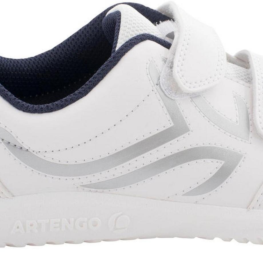 ARTENGO Baskets résistantes à scratch enfant - TS 100 JR blanches du 26 au 38  