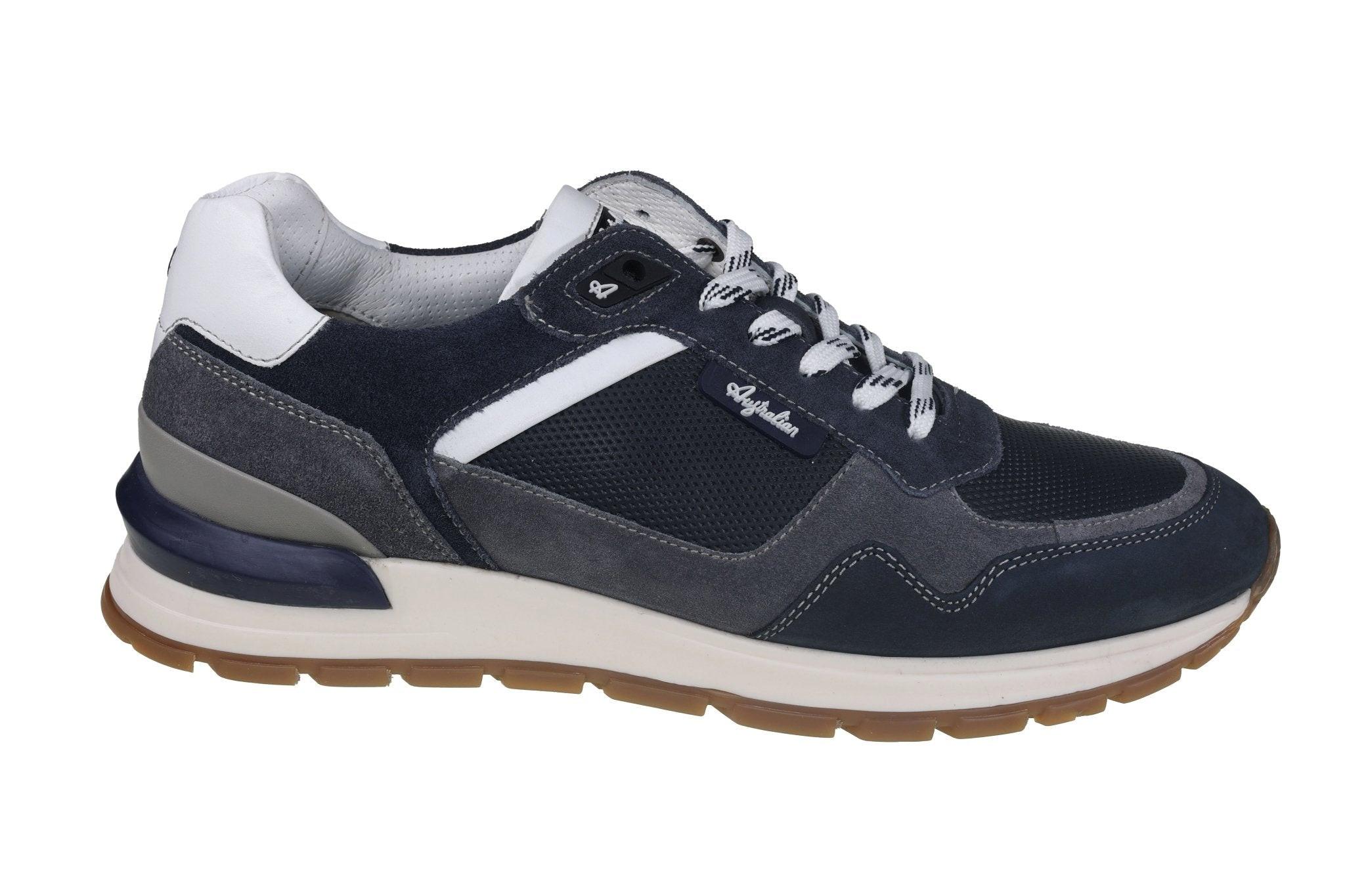 Image of Novecento - Leder Sneaker Herren Blau 44