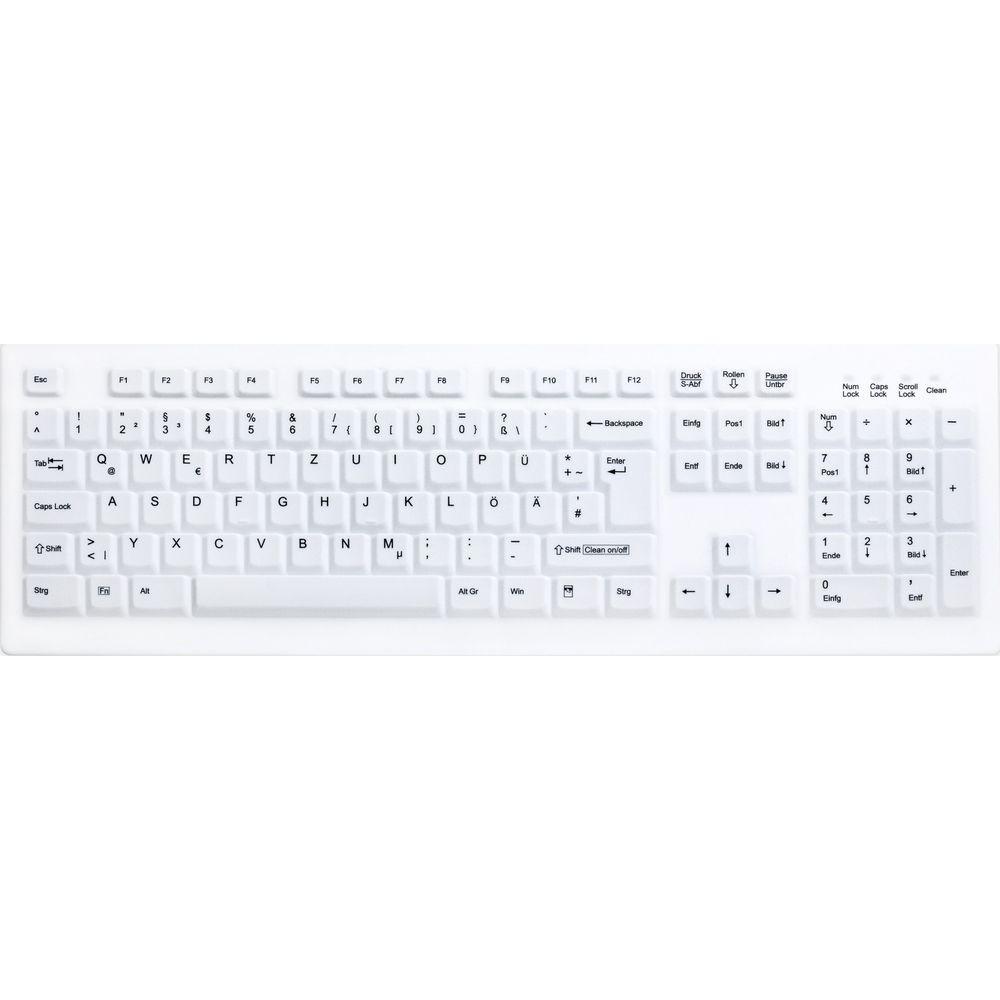 Active Key  AK-C8100 TASTIERA MEDICO USB QWERTZ SVIZZERE BIANCO 