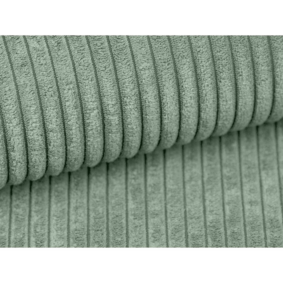 Vente-unique Hocker - Cord - Mandelgrün - AMELIA  