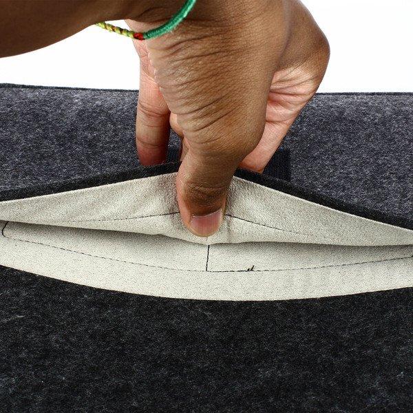 Avizar  Soft Touch 11'' Laptoptasche Schwarz 