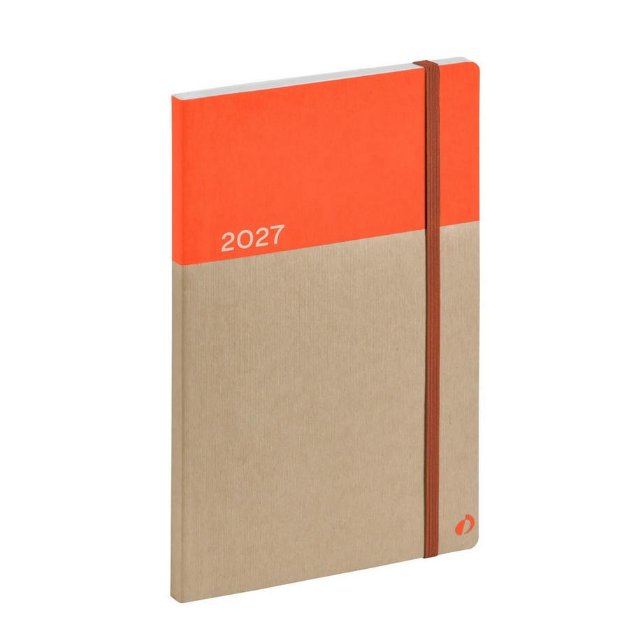 Quo Vadis - Agenda - 2027 - Affari Riciclata - Settimana Planning - Multilingua - Blu - 12 mesi da gennaio a dicembre - 10x15 cm - Carta Clairefontaine Riciclata - Prodotto in Francia