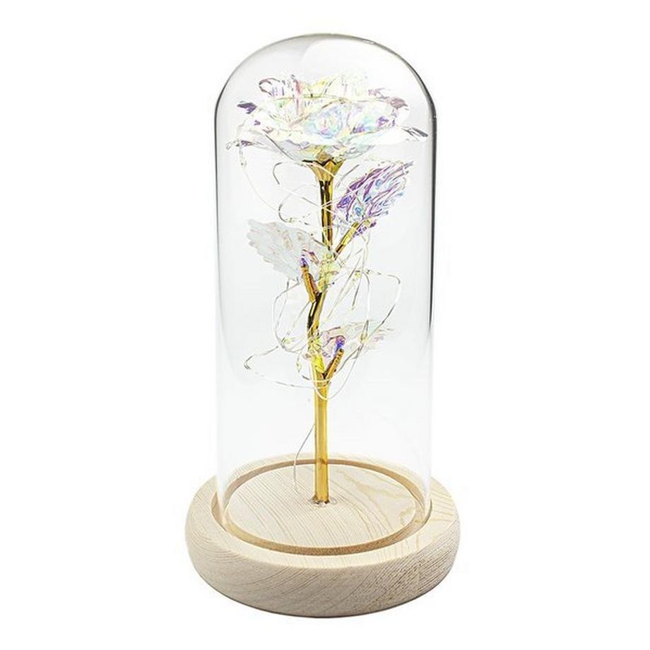 eStore Rose l'infini avec guirlandes lumineuses - Holographique  