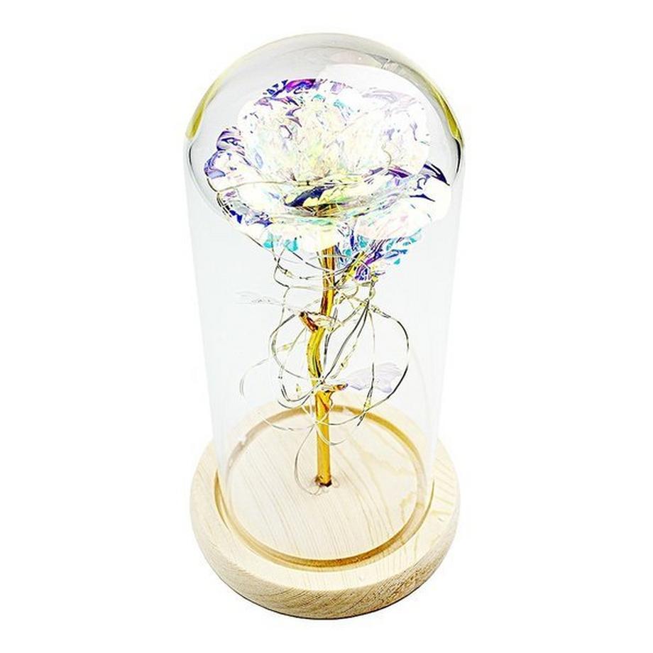 eStore Rose l'infini avec guirlandes lumineuses - Holographique  