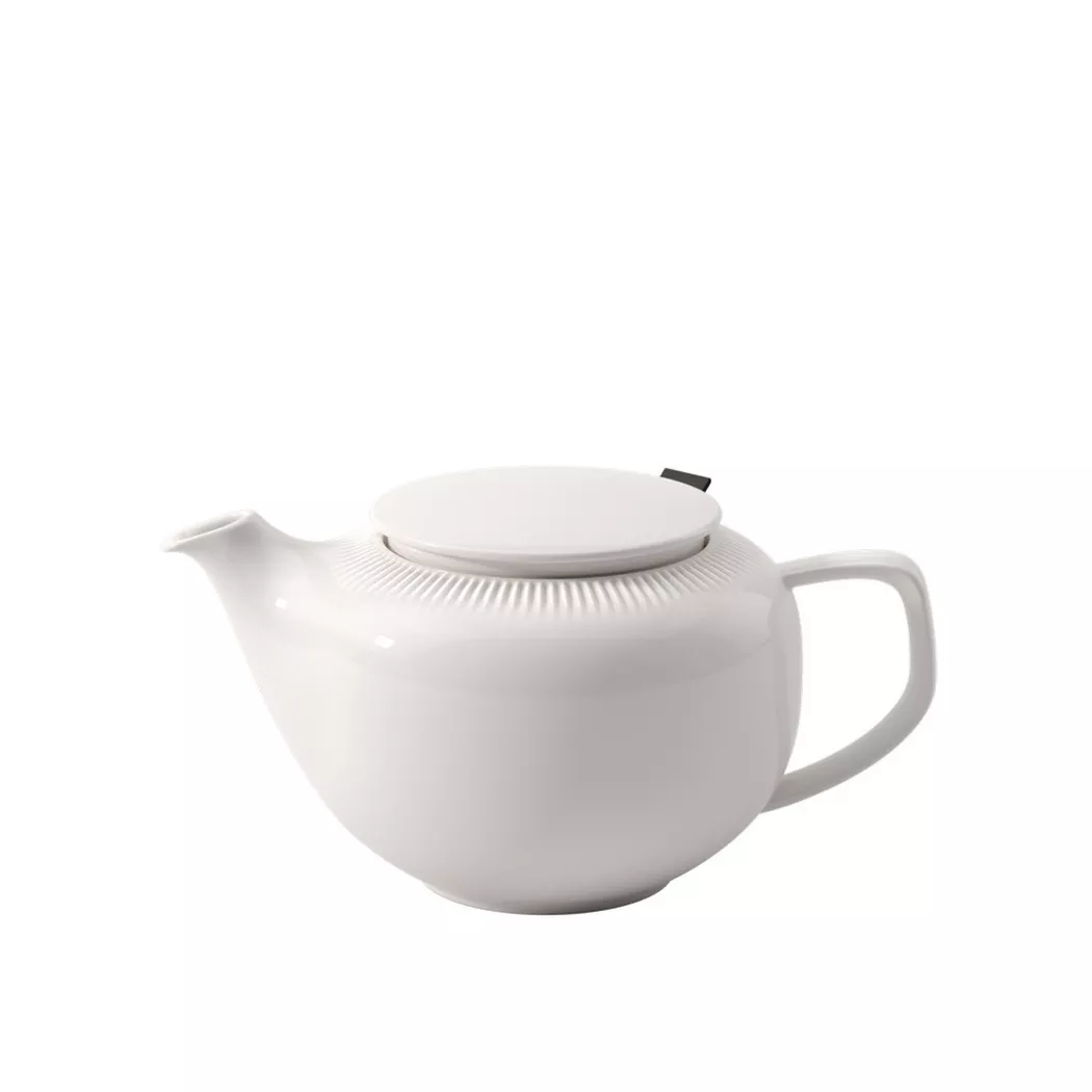 VILLEROY & BOCH Teekanne mit Deckel und Filter AFINA 0,44l weiss