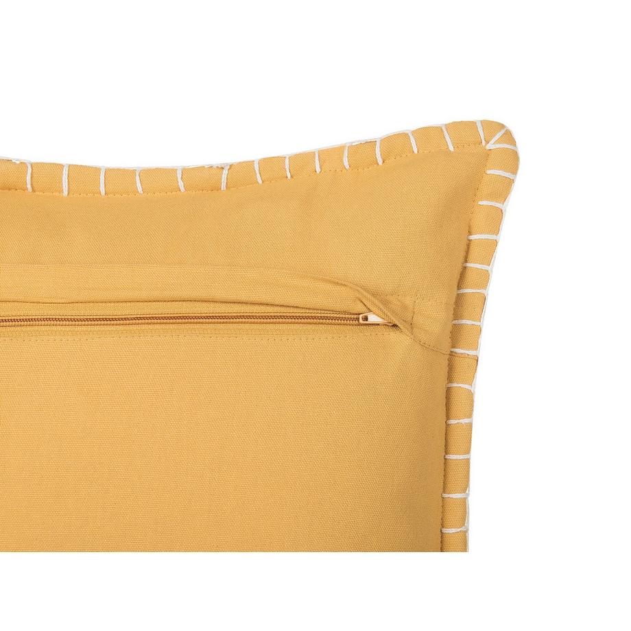 Beliani Set di 2 cuscini en Viscosa Boho KAVALAM  