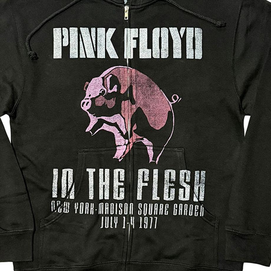 Pink Floyd In The Flesh Hoodie mit durchgehendem Reissverschluss  