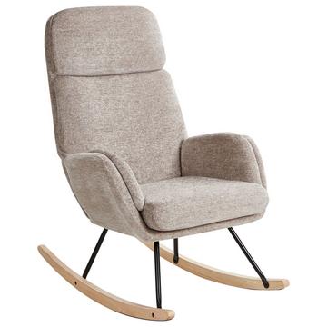 Fauteuil à bascule en Tissu Minimaliste KVELIA