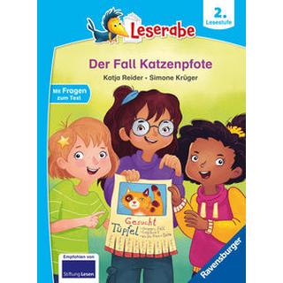 Der Fall Katzenpfote - Leserabe ab 2. Klasse - Erstlesebuch für Kinder ab 7 Jahren Reider, Katja; Krüger, Simone (Illustrationen) Gebundene Ausgabe 