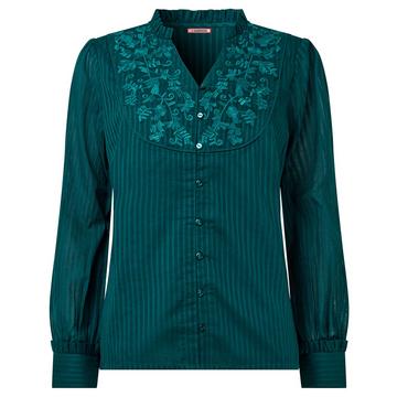 Chemisier Brodé Rétro