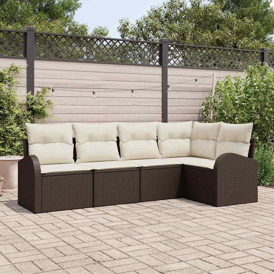 VidaXL Divano da giardino Polyrattan  