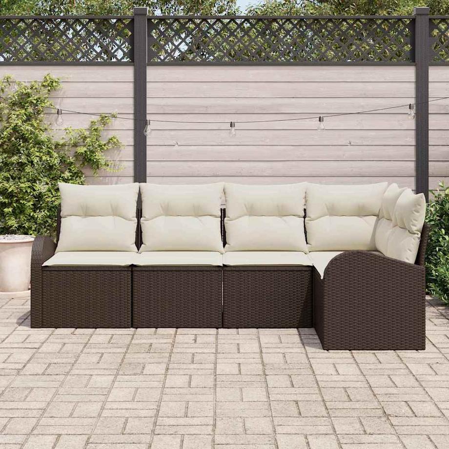 VidaXL Divano da giardino Polyrattan  
