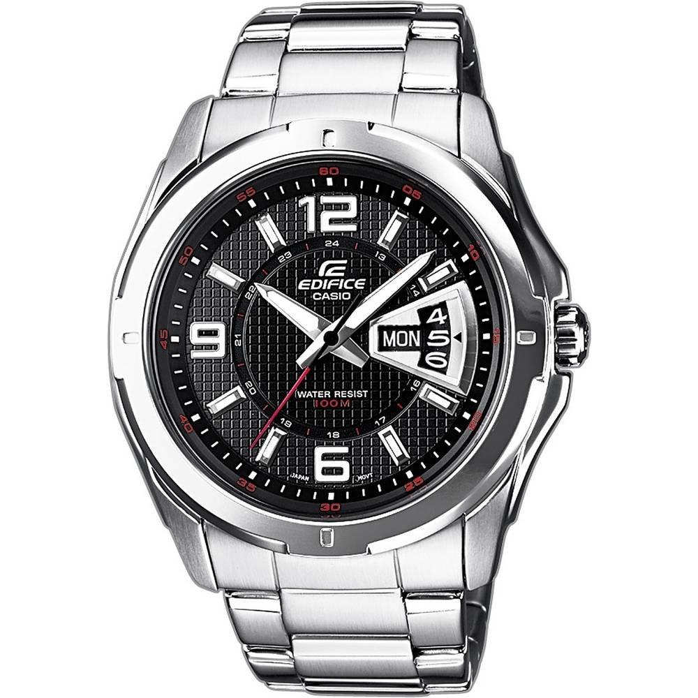 Image of Armbanduhr Edifice Herren Silber ONE SIZE