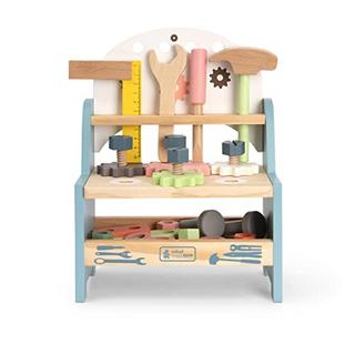 Activity-board  Mini-établi en bois, établi pour enfants avec outils et accessoires, jouet en bois pour enfants 