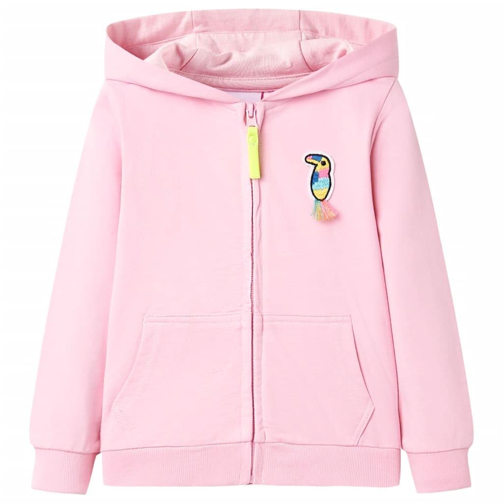 Image of Kinder Kapuzenpullover Gewebe Unisex Pink ONE SIZE