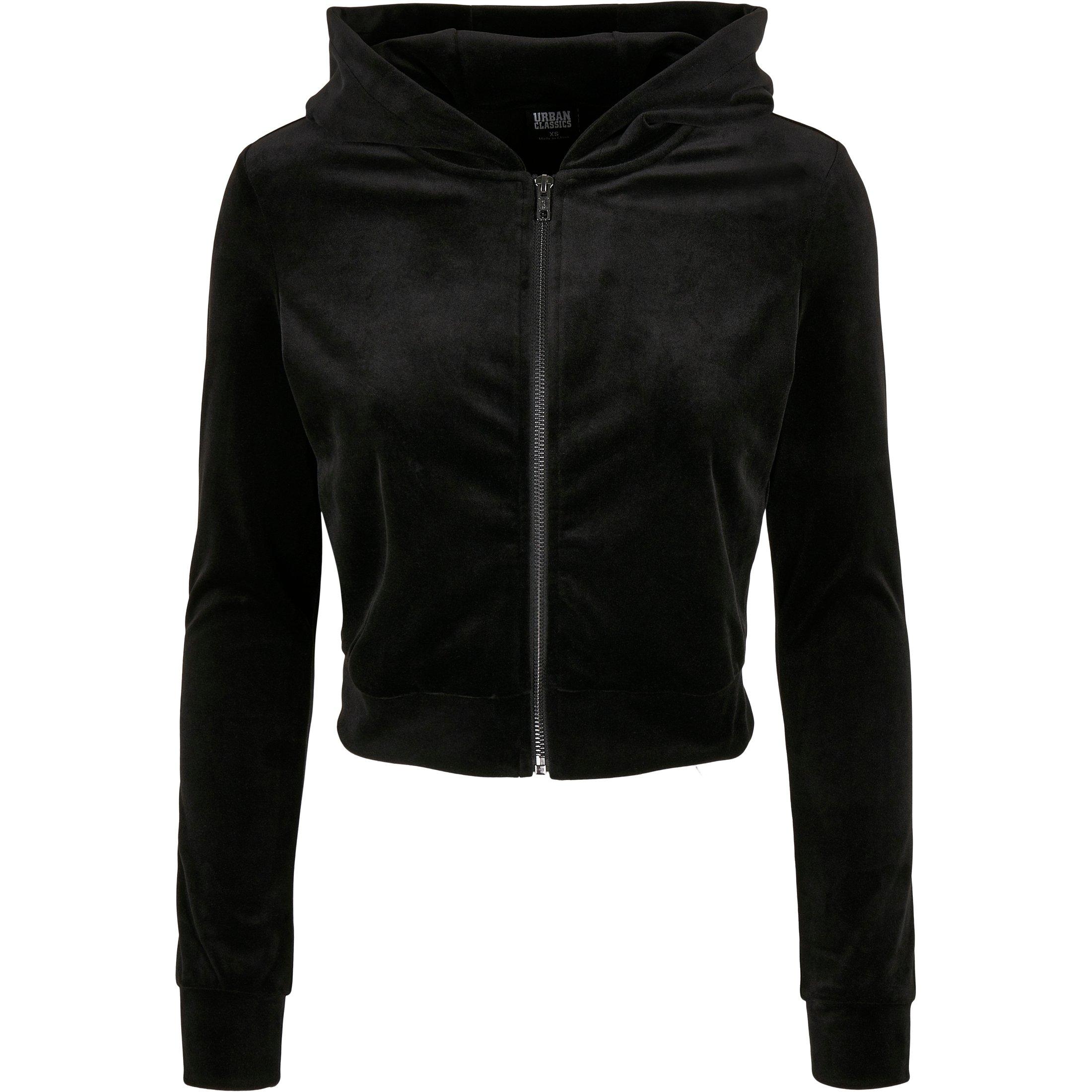 Image of Kapuzenpullover Frau Große Größen Velvet Zip Damen XXL