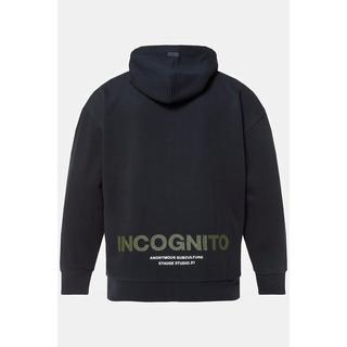 Sthuge  Giacca in pile con cappuccio e stampe, fino alla tg. 8XL 