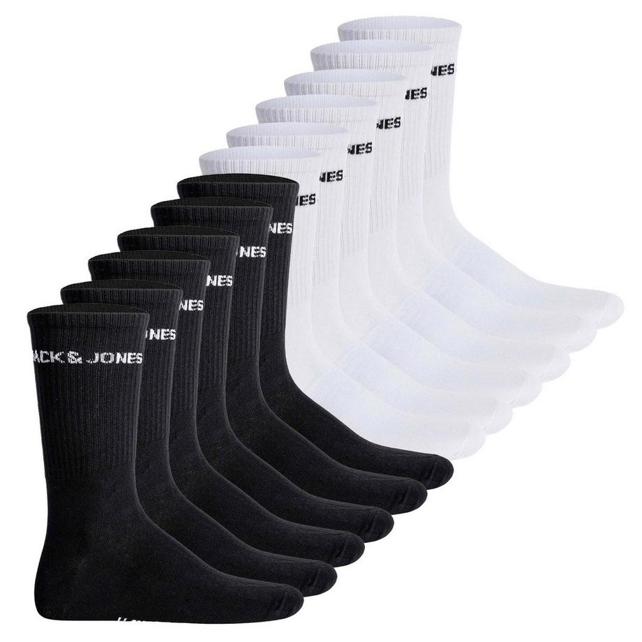 Socken  Bequem sitzend-JACLOGO 12 PACK