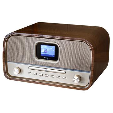 Soundmaster DAB970BR1 Home-Stereoanlage Home-Audio-Minisystem 30 W Gold, Holz
