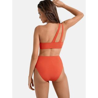 Lisca  Slip a vita alta asimmetrico per costumi da bagno Normandie 