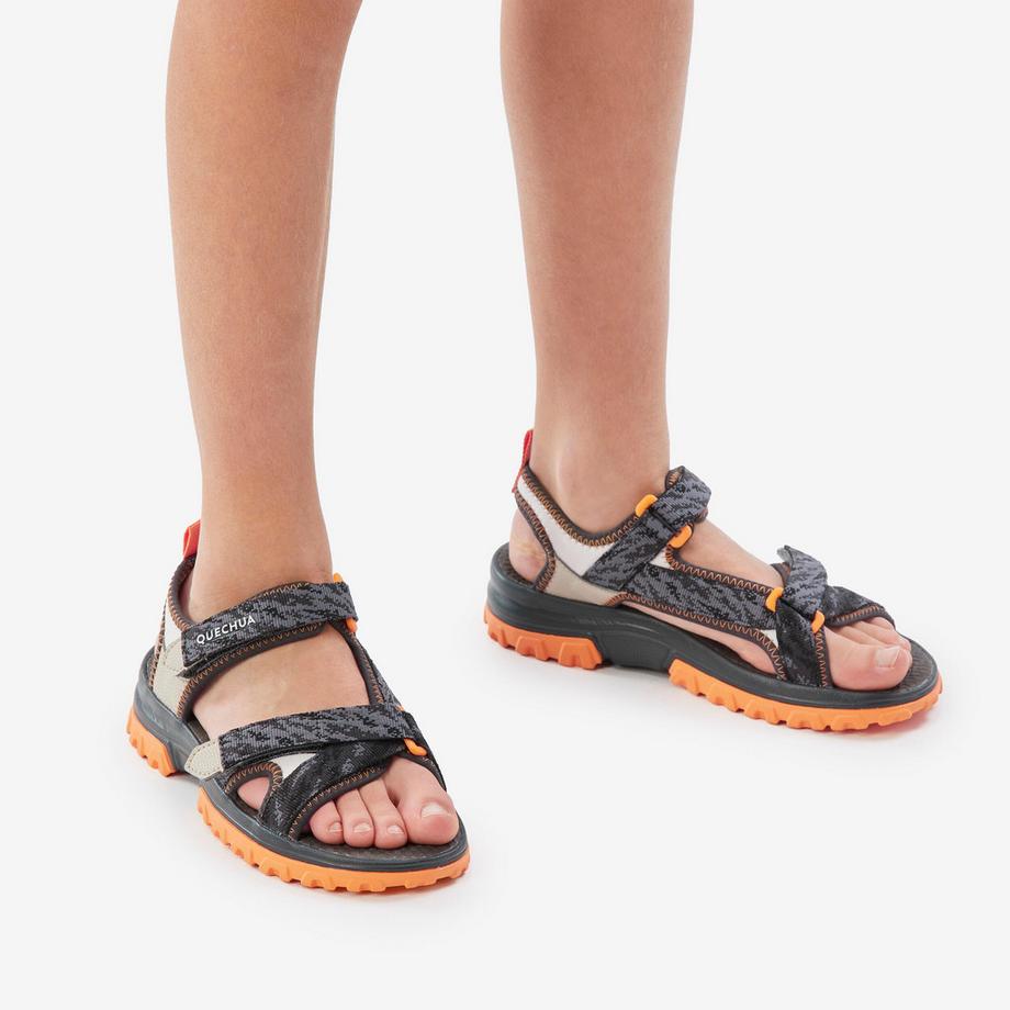 QUECHUA MH120 TW Sandali da Trekking per Bambini Nero  