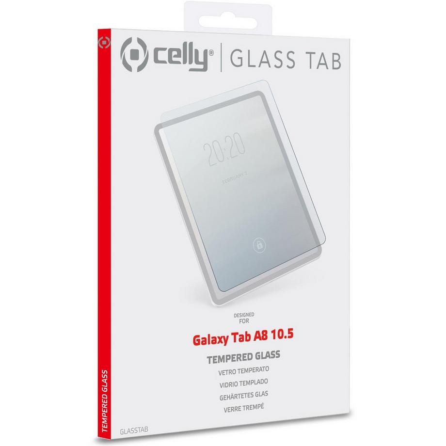 Celly  Displayschutzfolie aus gehärtetem Glas Galaxy Tab A8 10,5" 