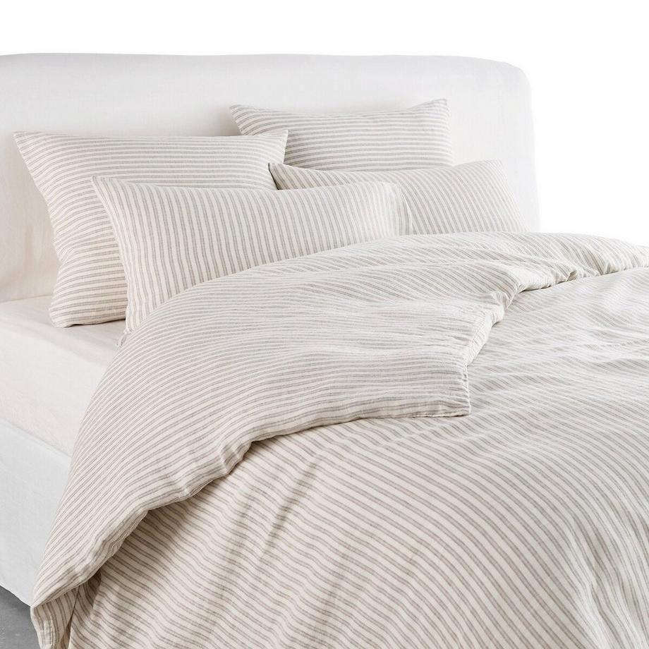 Housse de couette lin lavé