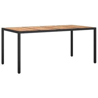 VidaXL Table de jardin rotin synthétique  