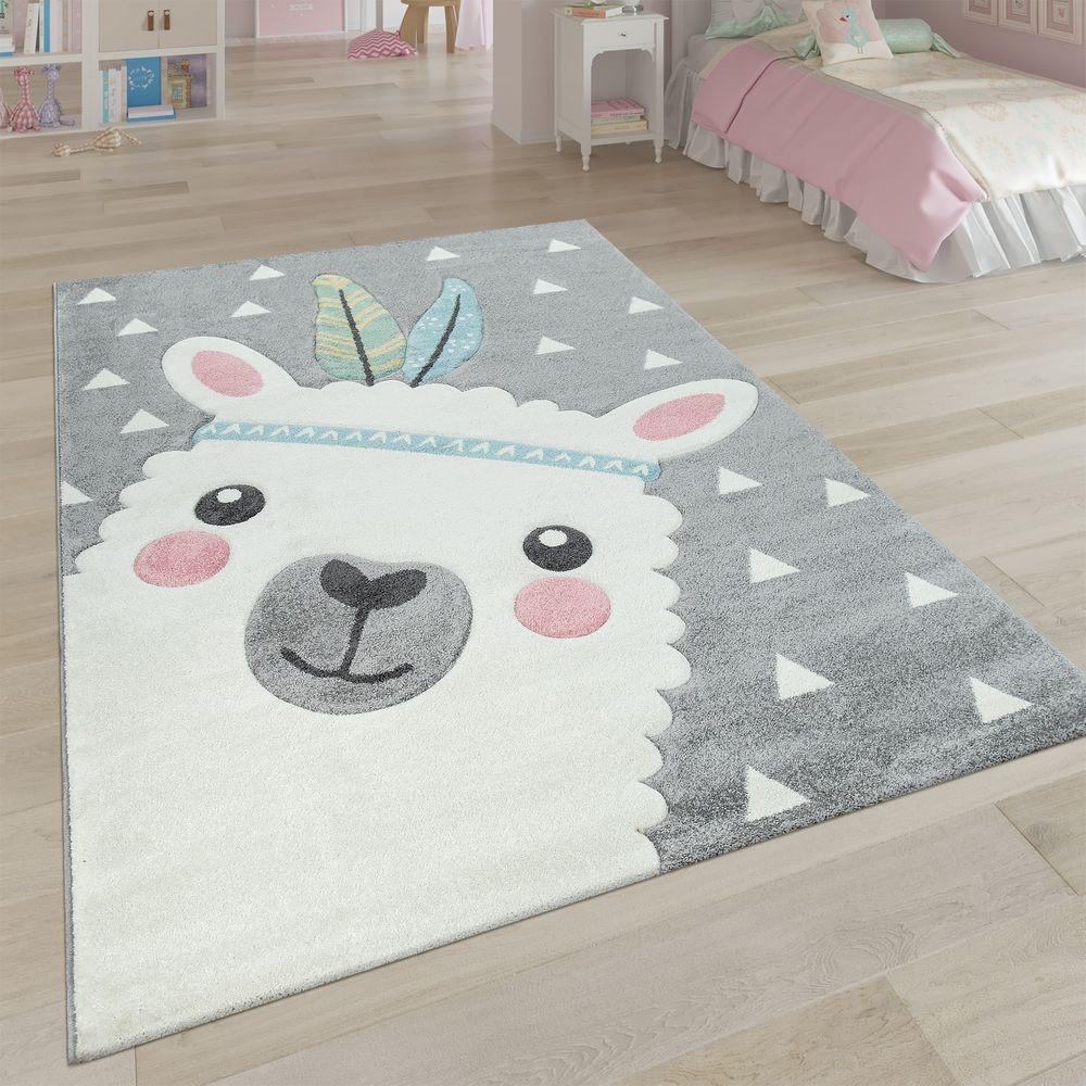 Paco Home Gioca a Carpet Children's Room 3D Design Alpaka  