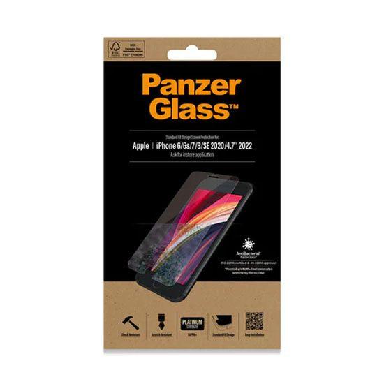 PanzerGlass  Folie iPhone 6/6S/7/8/SE 2020 2022 Fit 