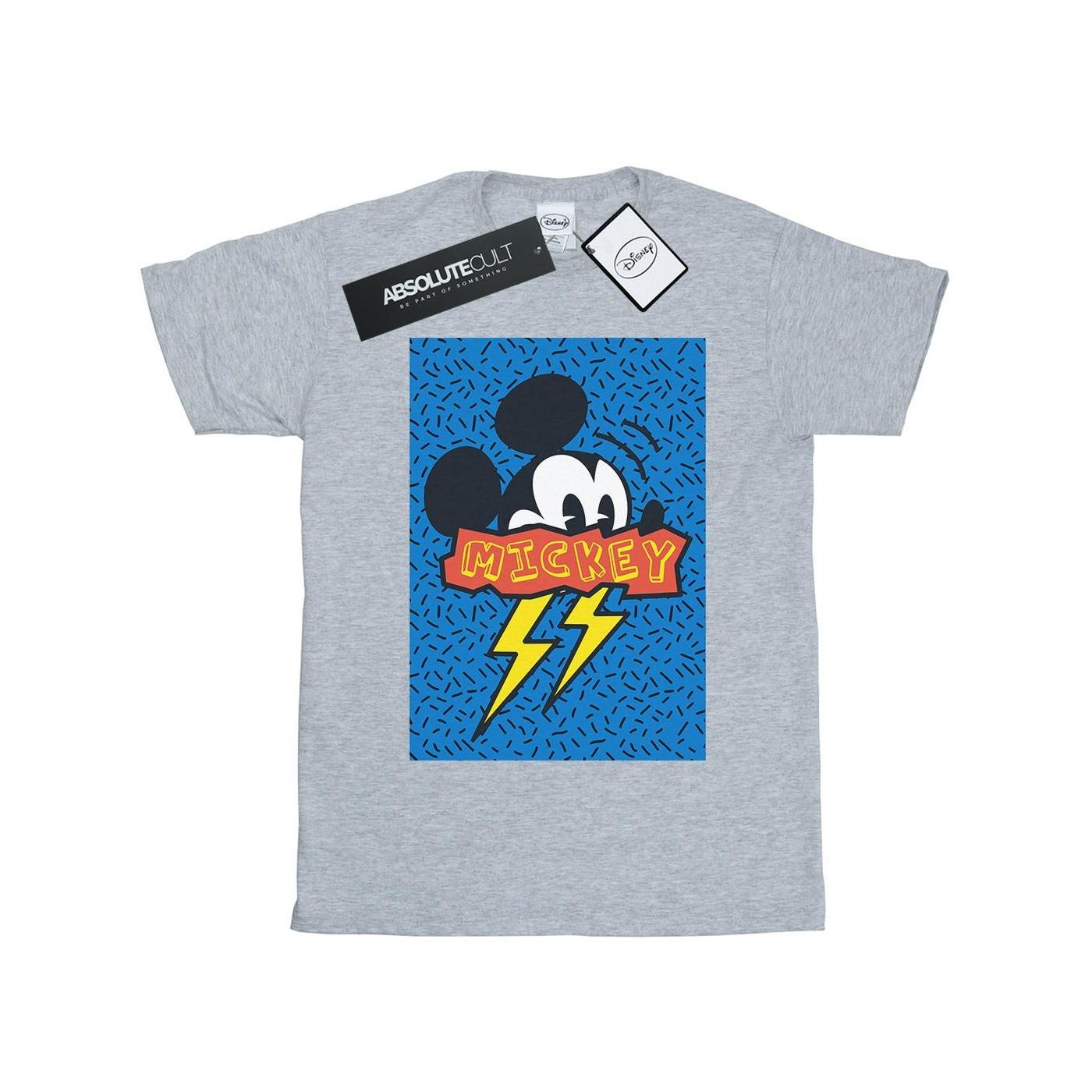 Image of Mickey Mouse 90s Flash Tshirt Unisex Grau 152-158