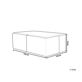 Beliani Protezione impermeabile en PVC CHUVA  