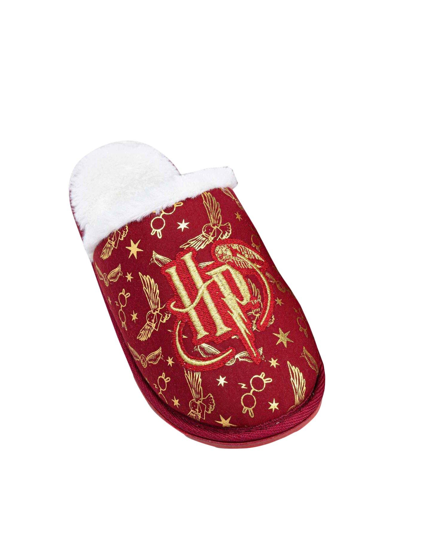 Image of Hausschuhe, Bestickt Unisex Rot Bunt 34