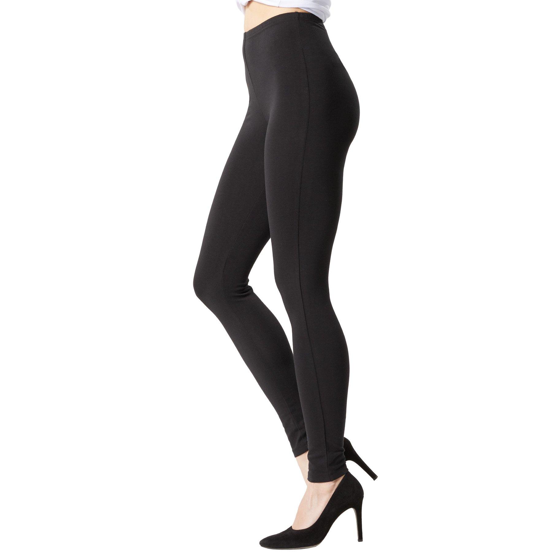 Image of Leggings Frauen Damen Schwarz XXL