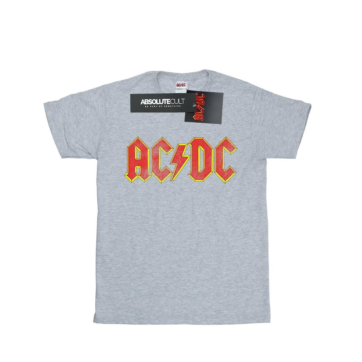 Image of Acdc Tshirt Mädchen Grau 116